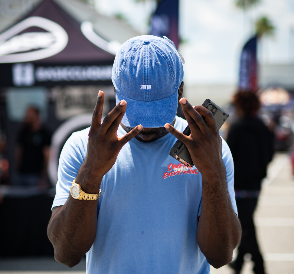 SWERV TRE BLUE CAP (BLUE)