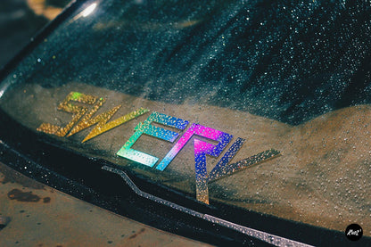 SWERV BANNER (18K GOLD OIL SLICK)
